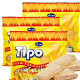 Tipo鸡蛋奶油面包干300g*3包  白巧克力面包干 越南特产进口饼干