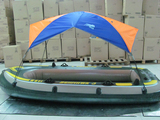 船用遮阳棚钓鱼帐篷天幕凉棚海鹰号充气船橡皮艇户外挡雨防晒雨棚