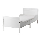 IKEA 宜家代购 桑维 加长床带床板 儿童床 可伸缩