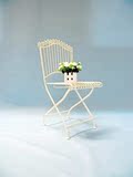 欧式铁艺折叠椅 便携 宜家休闲椅子 时尚单人椅 创意家居椅子