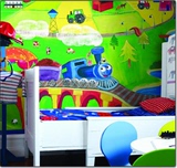 美国进口墙纸 WQ壁纸 JB82100M 儿童壁画托马斯 高档壁画固定尺寸