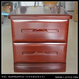 掌上明珠全友家私包物流丨现代中式实木床头柜富贵红颜色实木家具