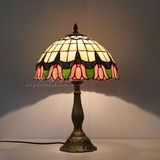 帝凡尼台灯欧式简约现代卧室床头台灯创意台灯书房台灯彩色玻璃