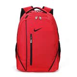 专柜正品耐克运动气垫双肩包红色商务旅行包学生书包时尚电脑包