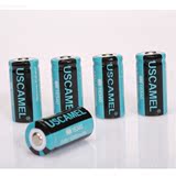 USCAMEL可充电锂电池 手电筒16340专用电池1200毫安（1颗的价格）