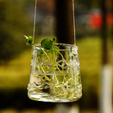 可悬挂式花瓶田园风透明玻璃花瓶时尚简约水培创意摆件