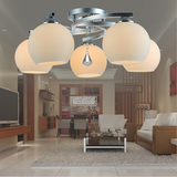 圆形餐厅水晶吊灯创意LED吸顶灯时尚客厅灯饰卧室灯具简约现代