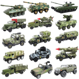 装甲车火箭炮 导弹发射车军事模型车 合金声光回力 儿童礼品玩具