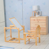 小硕士儿童餐椅 画板多功能实木宝宝婴儿餐椅BB凳 餐桌椅吃饭座椅