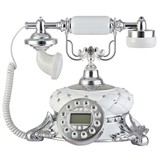 佳话坊陶瓷新款高档办公欧式仿古电话机 家用创意有线复古座机
