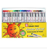 SAKURA樱花牌油画棒25色蜡笔儿童彩色画笔XEP-25绘画用品油画笔