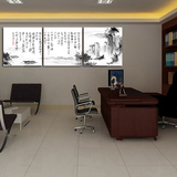 中国风室内装饰画诗词壁画古典优雅大气无框画客厅办公室专用挂画