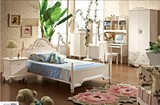 韩式田园品牌家具 实木套房806热卖信誉价1.2米床特价儿童床
