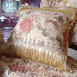 猛士抱枕大号欧式沙发奢华靠垫靠枕床头靠背垫长方形靠背腰枕含芯