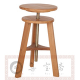 榉木实木360度旋转升降画凳木制折叠画凳写生凳美术用品画凳画椅
