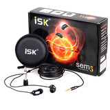 ISK sem5入耳式监听耳塞网络K歌录音主播跳舞专用耳机3米长线正品