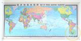 世界海运交通图 世界交通地图挂图 2.3米*1.1米 航海路线 港口油港 覆膜世界海运交通图MAP OF WORLD MARITIME TRANSPORT