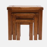纯实木凳子白橡木环保宜家创意套三凳化妆凳餐凳婴儿床尾凳特价