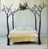 包邮欧式床公主床双人床单人床铁艺床铁床架1.2米1.5米1.8米鸟巢