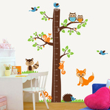 量身高尺客厅卧室儿童房间墙贴纸 可移除装饰 墙上贴画 身高贴树