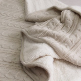 外贸原单秋冬沙发盖毯加绒针织休闲毛毯羊羔绒空调毯宝宝摄影道具