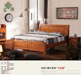厂家特价实木床橡木床双人床单人床气动高箱储物床简易1米八床架