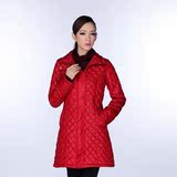月月小铺新款专柜正品女装韩版 3色长款棉衣秋冬外套 G47167