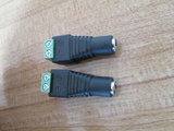 DC接头 电源母头接线柱5.5 2.1插头12V直流公母头直流供电母接头