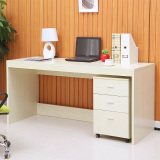 乐家简约电脑桌台式家用 现代书桌办公桌子简易写字台组合笔记本