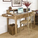 出口欧式白橡木家具美式法式田园实木书桌 儿童写字台 家用电脑桌