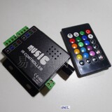 LED音乐控制器带音频接口 RGB七彩灯带声音控制灯条变色 音乐感应