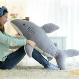 儿童毛绒玩具鲨鱼大公仔 布娃娃玩偶 创意抱枕 可爱生日礼物 女生