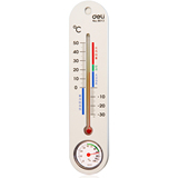 得力9013温度计 室内湿度计 挂式温度计 符合国家标准 超精准