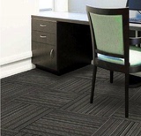 简约商务条纹PVC公司老板办公室会议室工程满铺方块拼块地毯