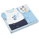 丽婴房迪士尼专柜正品夏装薄款新生婴幼儿连衣裤 内衣套装礼盒
