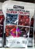 年货香港代购美国mKirkland蓝莓樱桃蔓越莓果汁 夹心黑巧克力