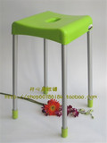 欧式成人铝合金凳时尚餐桌凳塑料凳子创意高凳子加厚型浴室凳椅子