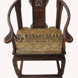 定做布艺中式古典红木沙发坐垫仿古家具坐垫太师椅垫圈椅垫餐椅垫