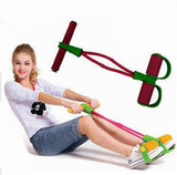 特价包邮动感脚蹬健身拉力器 乳胶管脚踏弹力拉力绳 瘦身室内器材