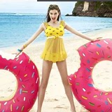 现货当天发芬狄诗正品2014年新款水果派对菠萝系列连体泳衣FS0513