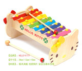 HelloKitty 八音木琴手敲琴钢片琴 音乐早教 婴幼儿童乐器玩具