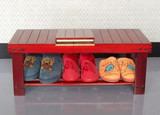 中式实木鞋架穿鞋凳鞋橱鞋凳式鞋柜带储物盒宜家换鞋凳1层鞋凳