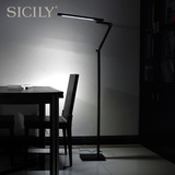 SICILY/德国风LED落地灯创意书房简约茶几宜家钢琴落地台灯客厅灯