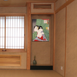 日式壁画日本仕女图美人图料理店装饰画寿司店无框画浮世绘挂画
