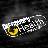 探索频道Discovery健康频道 单张 汽车改装反光汽车贴纸 2141