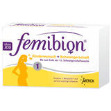 【德国直邮】孕妇叶酸及维生素Femibion1段800 30粒无碘1月量