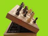 木制磁性国际象棋 磁性 折叠 实木 中号 尾货瑕疵 包邮