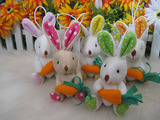 外贸毛绒玩具兔子 欧美原单花束婚庆公仔复活节兔子玩偶批发