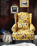 特价美式乡村老虎椅田园小户型客厅单人简约现代实木硬的布艺沙发