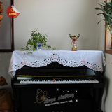 新品钢琴罩 外贸 田园布艺绣花钢琴盖巾半披沙发床头盖巾1787-24